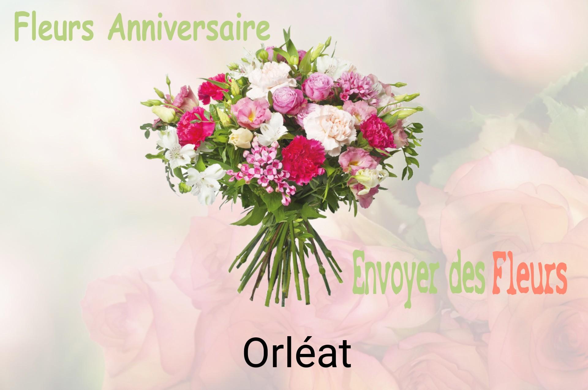 Bouquet de fleurs d’anniversaire livré à Orléat